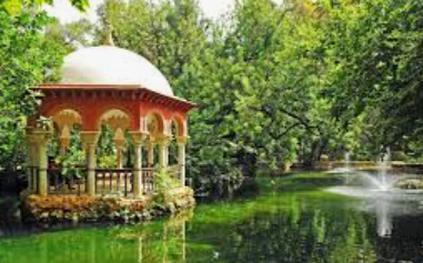 Se enseña una foto del parque de Maria Luisa